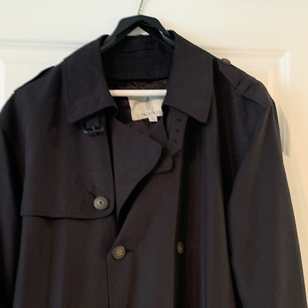 London Fog Men's Dark gray Trench Coat